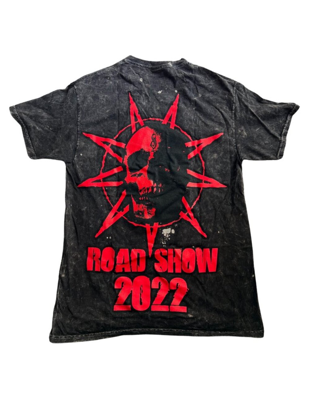 Slipknot Knotfest 2022 Official Tour Acid Wash T-Shirt – Rare - Adult Sz Medium